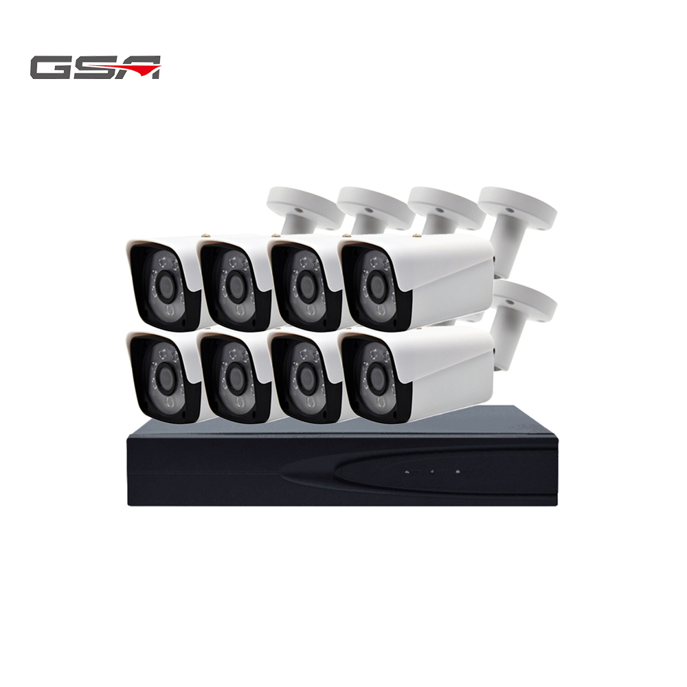 8-канальный сетевой видеорегистратор dvr cctv 5mp комплект h.265 Комплектная камера комплект 5mp пуля системы безопасности комплект