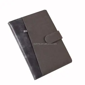 A5 Notebook Op Maat Gemaakt Logo Met Lederen Beklede Magnetische Zuiggesp Notebook Met Sandwiching