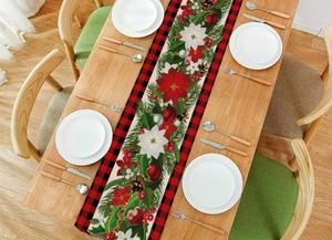 Il corridore e i sottobicchieri di <span class=keywords><strong>Natale</strong></span> scandinavi hanno creato decorazioni minimaliste per la cena delle vacanze per la decorazione della casa invernale di <span class=keywords><strong>Natale</strong></span> Neutr - Product Image 3