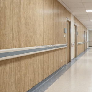 <span class=keywords><strong>Protection</strong></span> murale hygiénique en feuille de PVC de 2,5 mm antibactérienne pour hôpital, panneau mural d'hôpital - Product Image 6