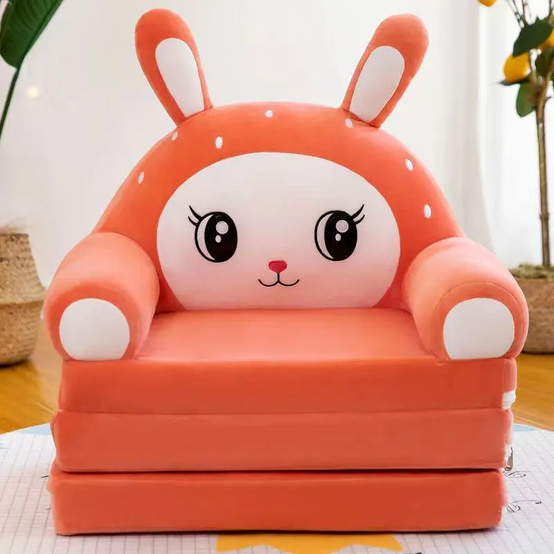 Custom Baby Sit Trainer Sofa Seat Vloer Pluche Stoel Bank Mini Kids Leren Lopen Dier Cartoon Kussens Bebe Zacht Speelgoed