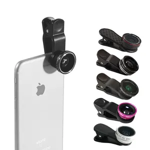 Supper Cheap Wide Angle Macro Fisheye Lens Phone Mobile With Universal Clip In Stock