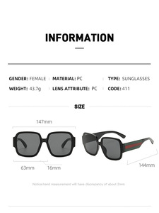 Date <span class=keywords><strong>Catalogue</strong></span> De Luxe <span class=keywords><strong>Lunettes</strong></span> De Soleil Imprimé Léopard Carré <span class=keywords><strong>Lunettes</strong></span> Rayures Épais Cadre <span class=keywords><strong>Lunettes</strong></span> De Soleil UV400 <span class=keywords><strong>Lunettes</strong></span> De Mode - Product Image 6