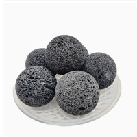 Diffuseur d'huiles essentielles en acier inoxydable avec boule de pierre de lave, aromathérapie, sphère de roche volcanique, purificateur d'air