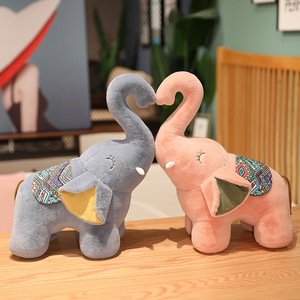 Simulación bebé elefante peluche pareja elefante muñeca <span class=keywords><strong>sofá</strong></span> almohada niños comodidad almohada muñeca regalo - Product Image 3