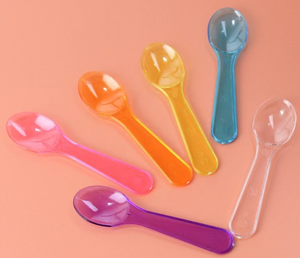 Couverts jetables de qualité supérieure <span class=keywords><strong>Vaisselle</strong></span> Bleu <span class=keywords><strong>Pastel</strong></span> Jaune Rose Noir Violet Vert-Fourchettes en plastique de qualité supérieure Couteaux Cuillères pour les fêtes - Product Image 2