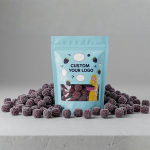Bolsas de Mylar Impresas Personalizadas de 3.5g, Resistentes, a Prueba de Olores, con Cierre Hermético y Ventana Transparente para Dulces y Gomitas - Product Image 2