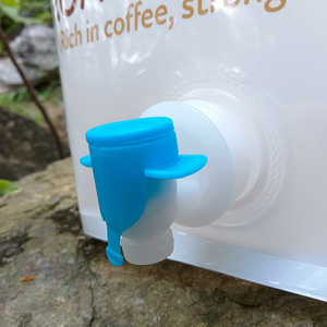 Food Grade 5L PE Plastic Portable Handbag <b>Leak</b>-Proof Stand Up Spout Pouch With Vitop Valve <b>For</b> Water Chemical Liquid - Product Image 2