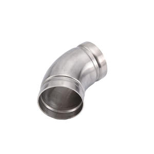 Acier inoxydable 304/316 personnalisé <span class=keywords><strong>45</strong></span> °   <span class=keywords><strong>Coude</strong></span> à rainures - Raccord de tuyauterie de haute qualité pour une installation facile - Product Image 5