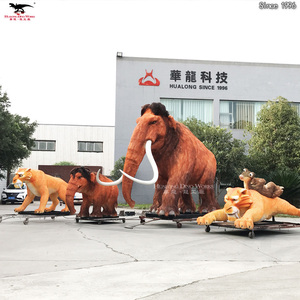 Animale animatronic a grandezza naturale mammut bambino e mamma - Product Image 4