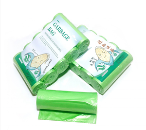 CFC, venta al por mayor, 100%, bolsa de basura biodegradable de almidón de maíz, tipo plástico PE - Product Image 1