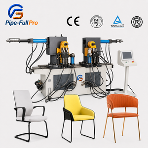 Máquina dobladora de tubos de doble extremo para tubos de soporte de construcción, dobladora hidráulica de alta capacidad para piezas de andamios - Product Image 1