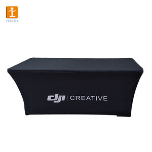 Nappe de table en spandex, extensible, noir, blanc, en plastique, pour repas, spa, 4 pièces/6ft, pour les <span class=keywords><strong>cils</strong></span> - Product Image 2