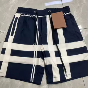 Shorts décontractés pour hommes en toile 100 % polyester, taille mi-haute, respirants, avec poches, imprimés, pour l'été – Vente en gros - Product Image 6
