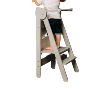 Foldable Wooden Household Children's <b>Step</b> <b>Stool</b> Ottoman with Storage - Product Image 1