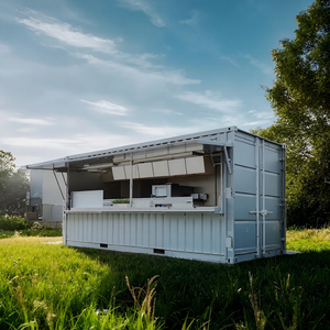 Meilleure maison modulaire moderne en acier détachable bureau mobile poulailler boutique en bois salon extérieur supermarché cuisine - Product Image 1