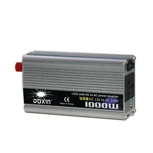 Inverter Mobil tenaga surya 220 Watt DC ke AC 12v sampai 1000 V Watt inverter gelombang sinus modifikasi harga pabrik DOXIN