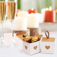 Boîte d'emballage pour chocolat, mini boîte de fête de mariage Yiwu, design gratuit, pour bonbons pralinés, chocolat