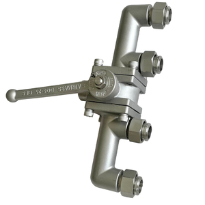 Válvulas de Bola Criogénicas DQS25A DN25 ODM de 5 Vías, Válvulas Desviadoras para GNL a Granel - Product Image 2