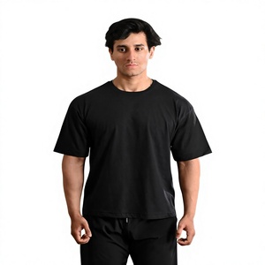 Camiseta Moderna de Manga Corta para Hombre, 100% Algodón, Estampada, Corte Holgado, Transpirable, Estilo Urbano, Informal, para Verano - Product Image 1