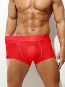 Boxer da Uomo Traspiranti in Rete, Elastico Ampio in Vita, Freschi e Confortevoli per l'Estate, Abbigliamento Intimo Maschile - Product Image 3
