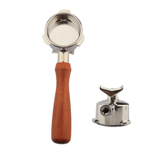 Porte-filtre à café en acier inoxydable 54 mm, tête de porte-filtre à double bec, porte-filtre à café 54 mm adapté à Breville - Product Image 3