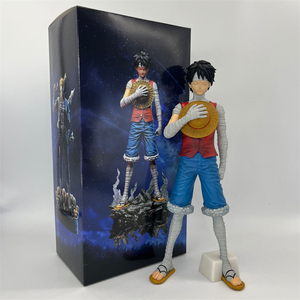Action Figure Anime <span class=keywords><strong>One</strong></span> <span class=keywords><strong>Piece</strong></span> da 30cm, Sanji in Silenzio, Zoro Ferito, Luffy per Decorazione Casa - Product Image 3