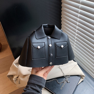 Sac bandoulière tendance, style créatif, sac à l'épaule unique et de niche avec chaîne pour femme - Product Image 4