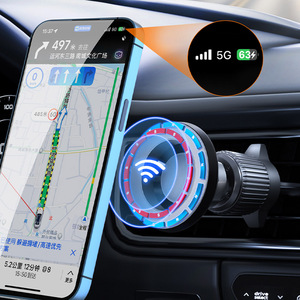 <span class=keywords><strong>Support</strong></span> magnétique pour téléphone portable, rotatif à 360 degrés, avec crochet rétractable, <span class=keywords><strong>support</strong></span> rond pour voiture. - Product Image 6