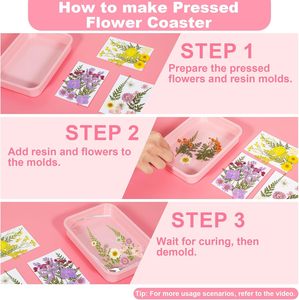 Große Masse echte getrocknete gepresste Blumen bunte Botanicals für DIY Harz Handwerk Nail Art Hochzeit Dekore Lesezeichen - Product Image 3