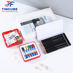 <span class=keywords><strong>Scatola</strong></span> di Latta Personalizzata per Matite, Confezione per Cancelleria, Astuccio in Latta per Bambini, Produzione OEM - Product Image 2