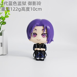 Venta al por mayor 10CM Blue Lock Anime Figure Look up Isagi Yoichi/<span class=keywords><strong>Nagi</strong></span> <span class=keywords><strong>Seishiro</strong></span> Doll Big Head PVC Anime Figure estatuas Juguetes para niños - Product Image 6