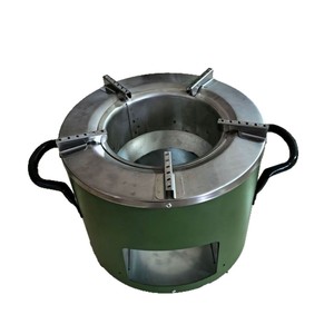 شواية فحم محمولة متعددة الوظائف للتخييم في الهواء الطلق، موفرة للتكلفة، سهلة التجميع، مصنوعة من الفولاذ المقاوم للصدأ - Product Image 1