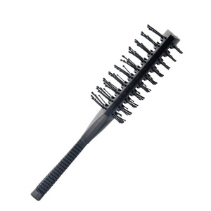 Peigne à cheveux pour homme, à dents larges, en plastique, pour cheveux raides et bouclés vers l'intérieur, usage domestique - Product Image 4
