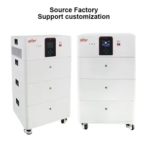 Kit Panel Surya 10000W, Generator Daya 5KW dari Jaringan 10KW Baterai Energi Surya Rumah untuk Sistem Tenaga Surya/