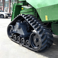 Chenilles en caoutchouc triangulaires de haute qualité Kangtui à fixation par boulons pour moissonneuses-batteuses John Deere X9 1000/1100/S680-S790 pour la mobilité sur terrains humides