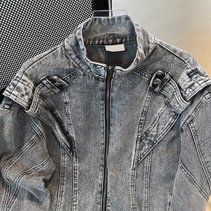 Giacca da Lavoro <span class=keywords><strong>Vintage</strong></span> da <span class=keywords><strong>Uomo</strong></span> Casaco Pesante Stile Americano Biker Street Fashion Europea e Americana all'Ingrosso - Product Image 4