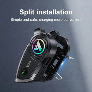 Nouveau <span class=keywords><strong>casque</strong></span> de moto ABS Y80 BT5.3 avec écouteurs sans fil, étanche IPX6, autonomie de 25H, pour <span class=keywords><strong>casque</strong></span> demi-face - Product Image 4