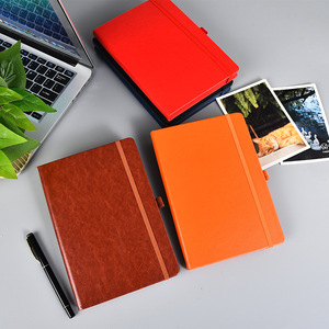 Cuadernos de tapa dura de PU línea horizontal personalizada página interior Bloc de notas escuela estudiante papelería suministros de oficina estacionarios espacios en blanco - Product Image 2