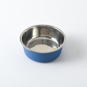 Cuenco de acero inoxidable para mascotas, cuenco de comida para perros y gatos, cuenco antideslizante de plástico respetuoso con el medio ambiente de dos pisos - Product Image 5