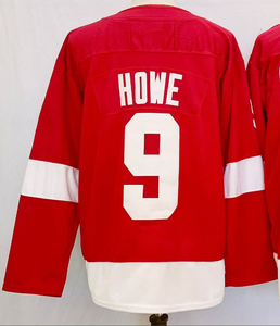 Của nam giới Đỏ 71 Dylan larkin 53 Moritz seider 9 gordie howe 88 Patrick Kane 23 Lucas <span class=keywords><strong>Raymond</strong></span> Khâu Thêu Ice Hockey Jersey - Product Image 4