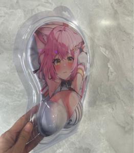 Reposamuñecas de Silicona 3D <span class=keywords><strong>Nicole</strong></span> Demara, Alfombrilla de Ratón con Reposamuñecas de Silicona, Reposamuñecas Personalizados - Product Image 5