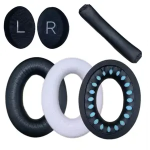 High Quality Leather Protein Replacement Ear Pad For Bose Quiet Comfort 45 QC45 Headphones Premium Headphone Accessories