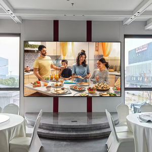 Nhà máy siêu mỏng bezel 55 inch 3.5 mét <span class=keywords><strong>LCD</strong></span> video tường Máy nghe nhạc quảng cáo bảng điều chỉnh với áp phích kỹ thuật số và SDK cho phòng triển lãm - Product Image 3