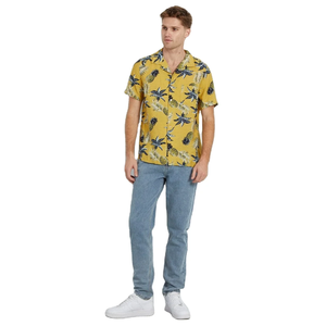 Chemise décontractée pour homme personnalisable, 100 % coton, coupe ajustée, manches longues, sergé respirant, anti-boulochage, fil écologique pour l'automne - Product Image 5