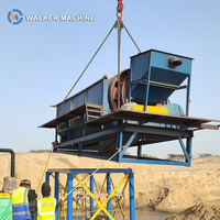Usine de lavage de sable de plage à haut rendement avec séparation par gravité pour usine de sable de rivière