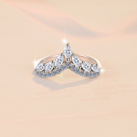 Bague Pavé en Argent Sterling S925 avec Certificat GRA, Moissanite Taille Marquise Couleur D VVS1, Bague de Fiançailles pour Femme