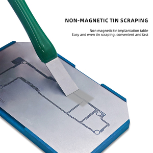 Không từ tính <span class=keywords><strong>scraper</strong></span> cho loại bỏ chất kết dính BGA tin cạo điện thoại di động bảo trì Bo mạch chủ lõi thép không gỉ Pry dao - Product Image 5
