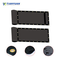 Système de bâche manuel à manivelle pour cabine, système de bâche électrique à 5 ressorts adapté aux kits de camions et remorques, bâche de camion incluse