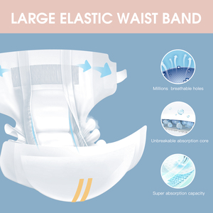 Aiwibi Échantillon gratuit de qualité A Culotte douce en coton Bebe Japan <span class=keywords><strong>Senior</strong></span> SAP Premium Nappy Wholesale Cheap Breathable Baby Diaper - Product Image 4